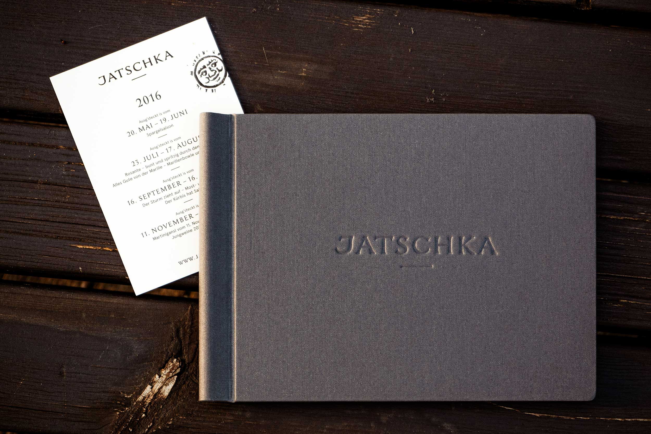 Printdesign Weingut Jatschka · Branding Agentur Wien