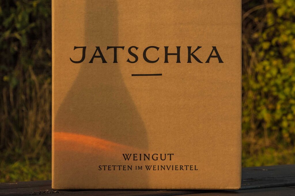 Weinverpackung Weingut Jatschka · Branding Agentur Wien