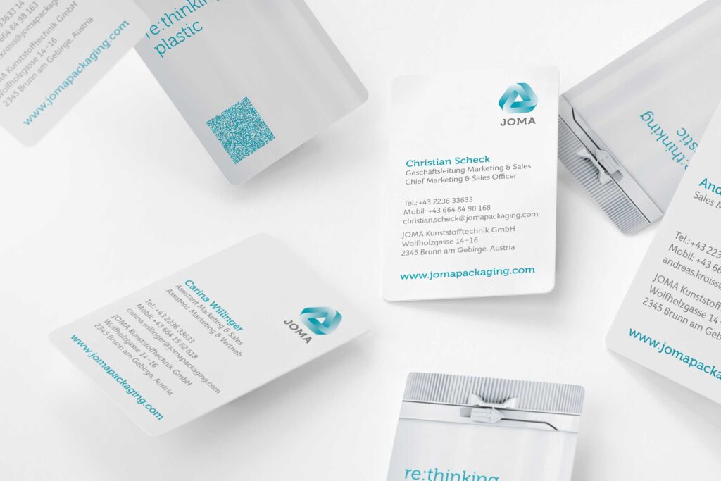 Brand Design Visitenkarten · Branding Agentur Wien