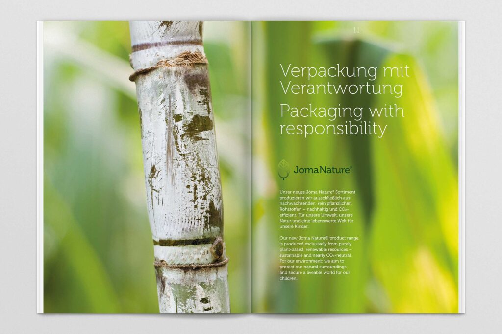 Katalog Joma Nature · Branding Agentur Wien