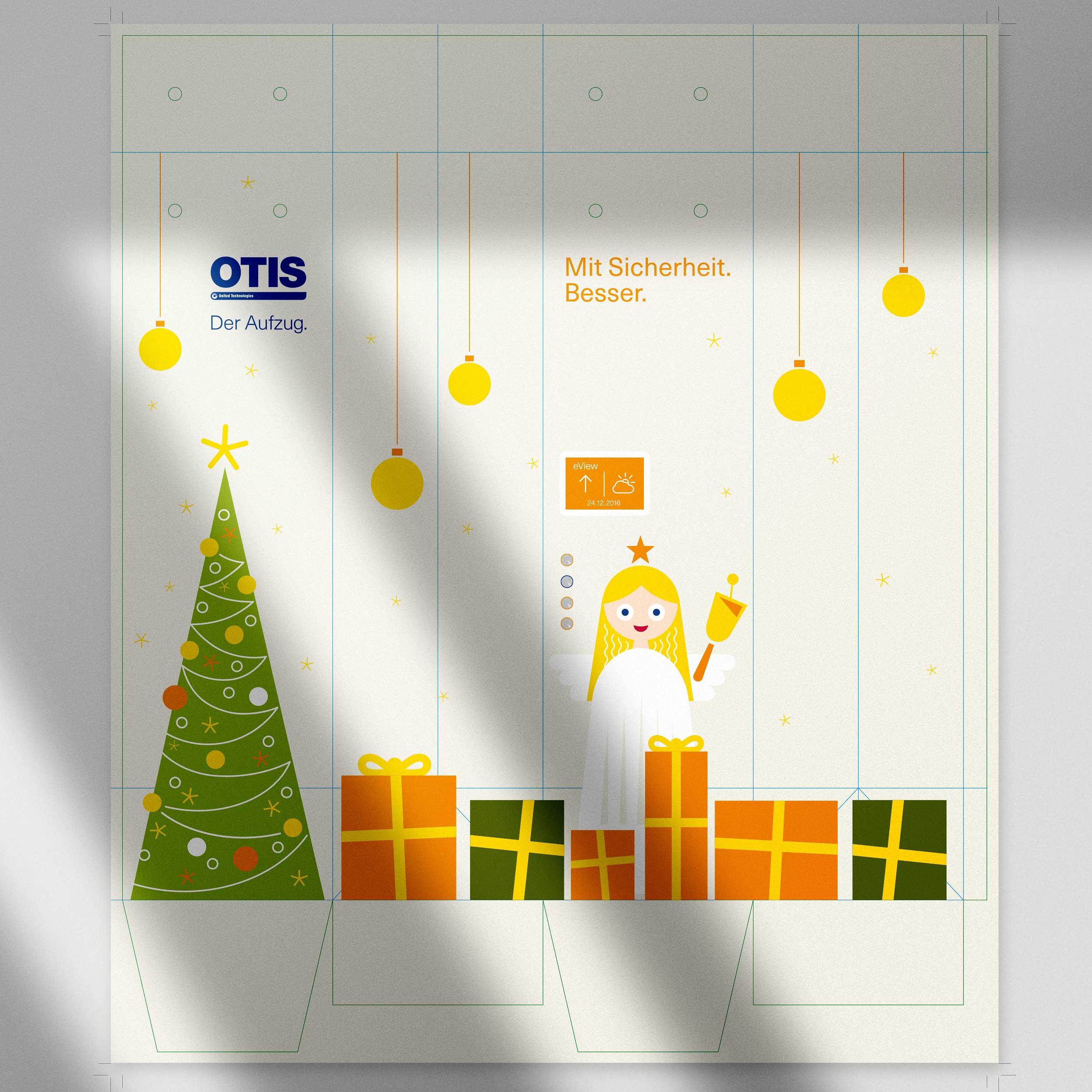 Design Adventkalender Otis · Branding Agentur Wien