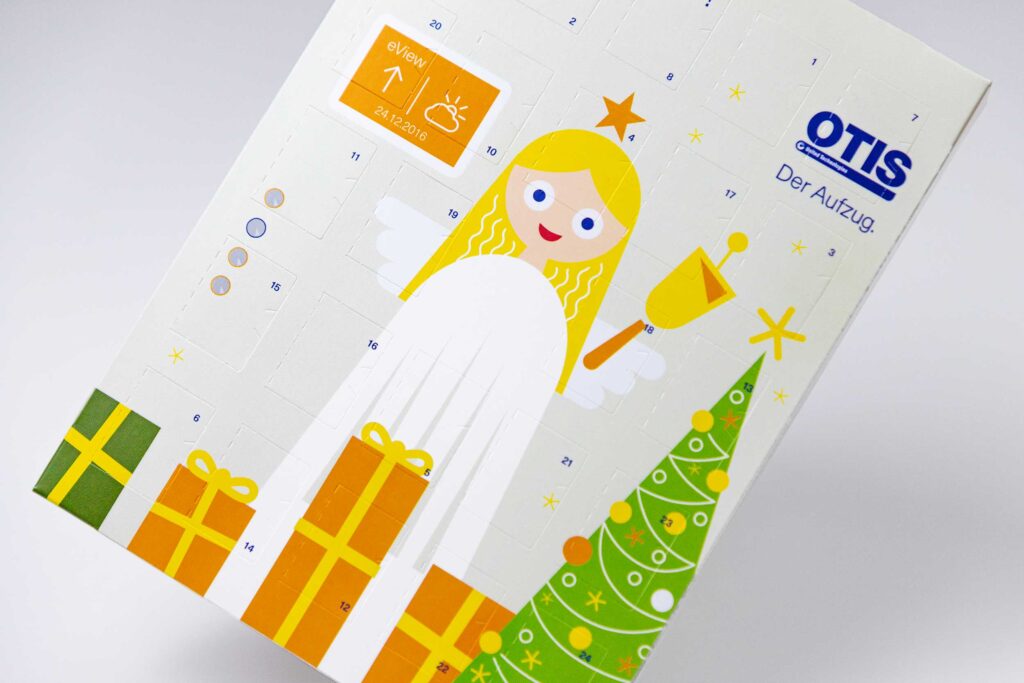 Design Adventkalender Otis · Branding Agentur Wien