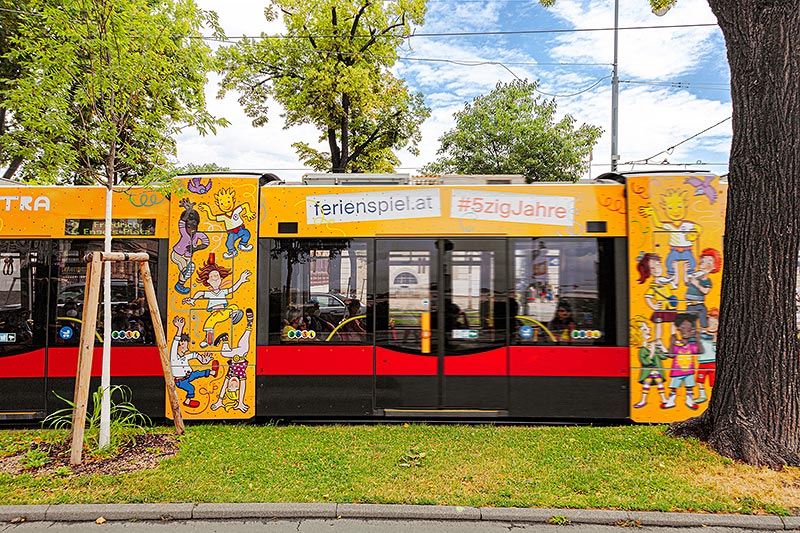 50 Jahre WienXtra Ferienspiel · Branding Agentur Wien
