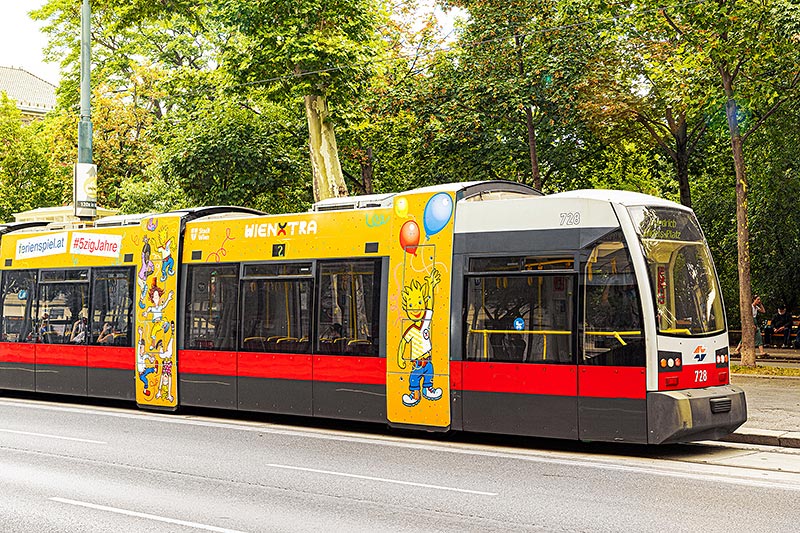 50 Jahre WienXtra Ferienspiel · Branding Agentur Wien