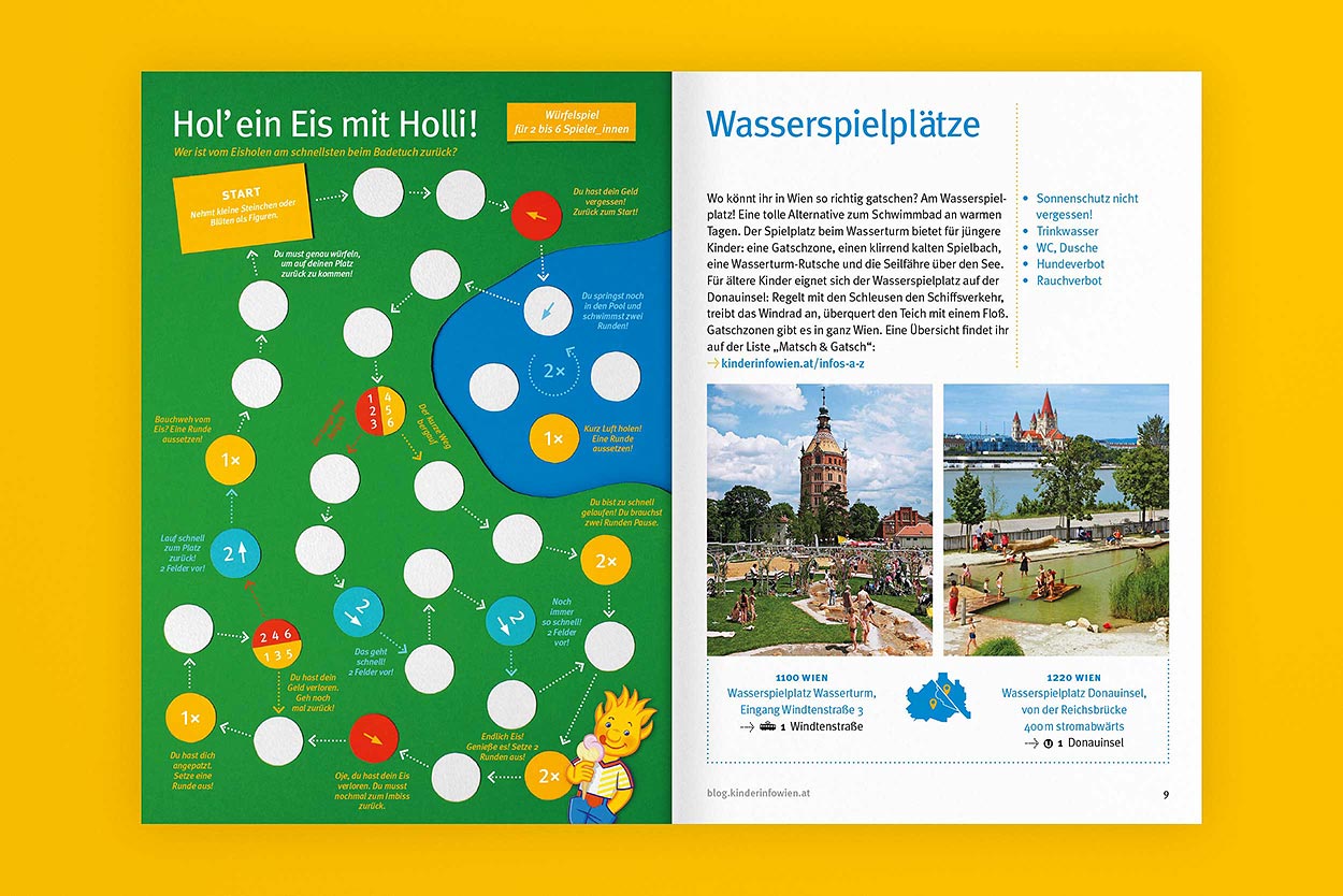 WienXtra Folder innen · Branding Agentur Wien