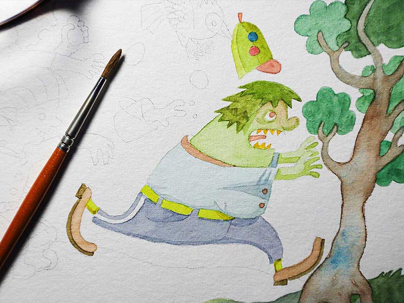 Illustration Kinderbuch WienXtra · Branding Agentur Wien
